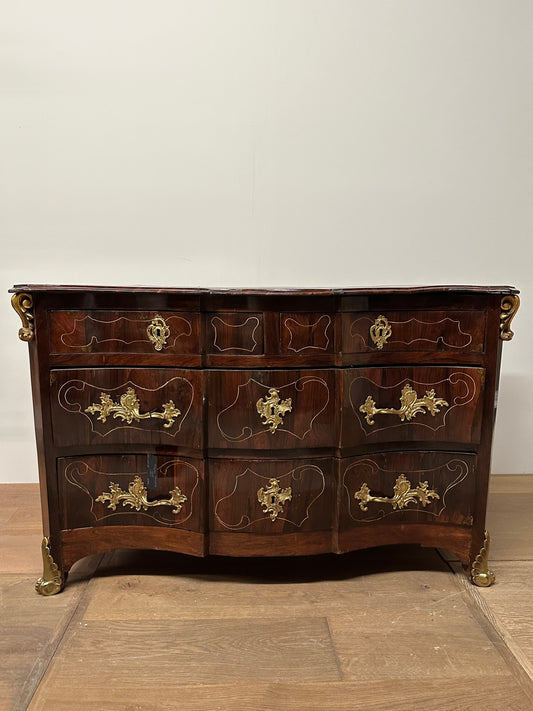 Portuguese Mahogany Chest - c1860