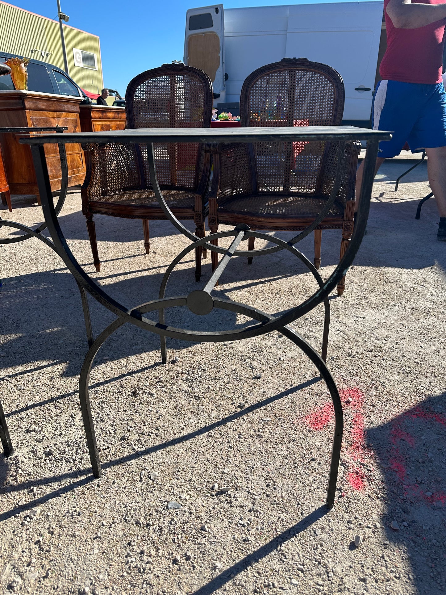 Spanish Iron Side Tables - PAIR