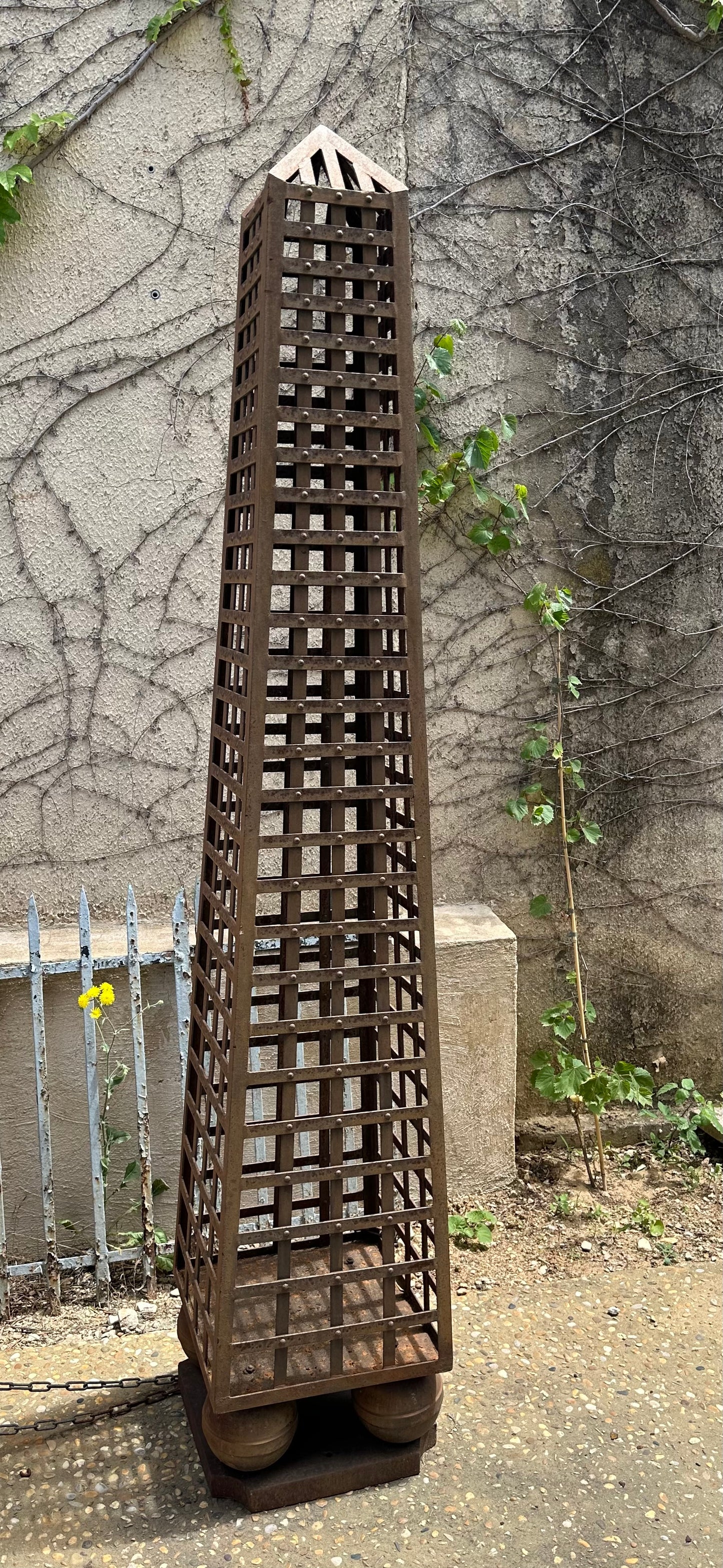 French Iron Obelisk