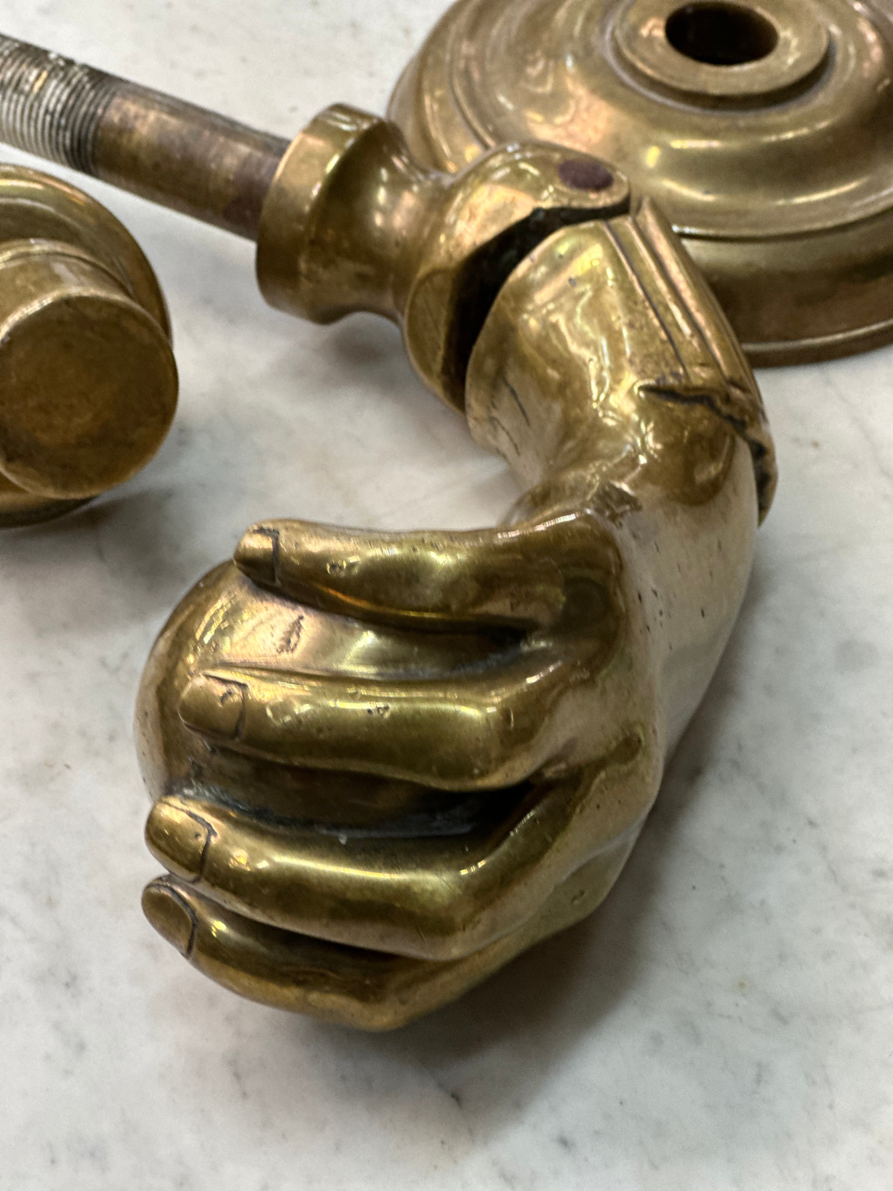 Italian Brass Door Knocker 19th Century