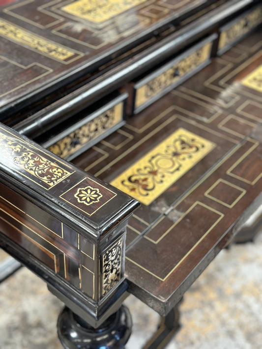 Ebony And Bone Inlay Spanish Desk c1840