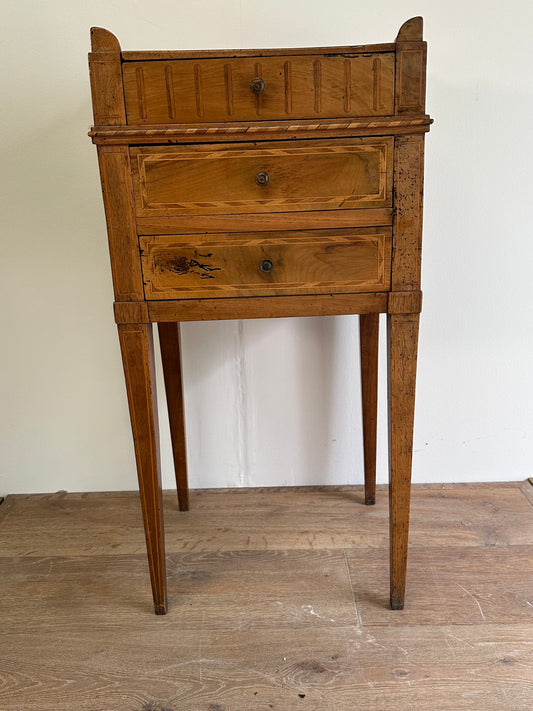 French Walnut Side Table