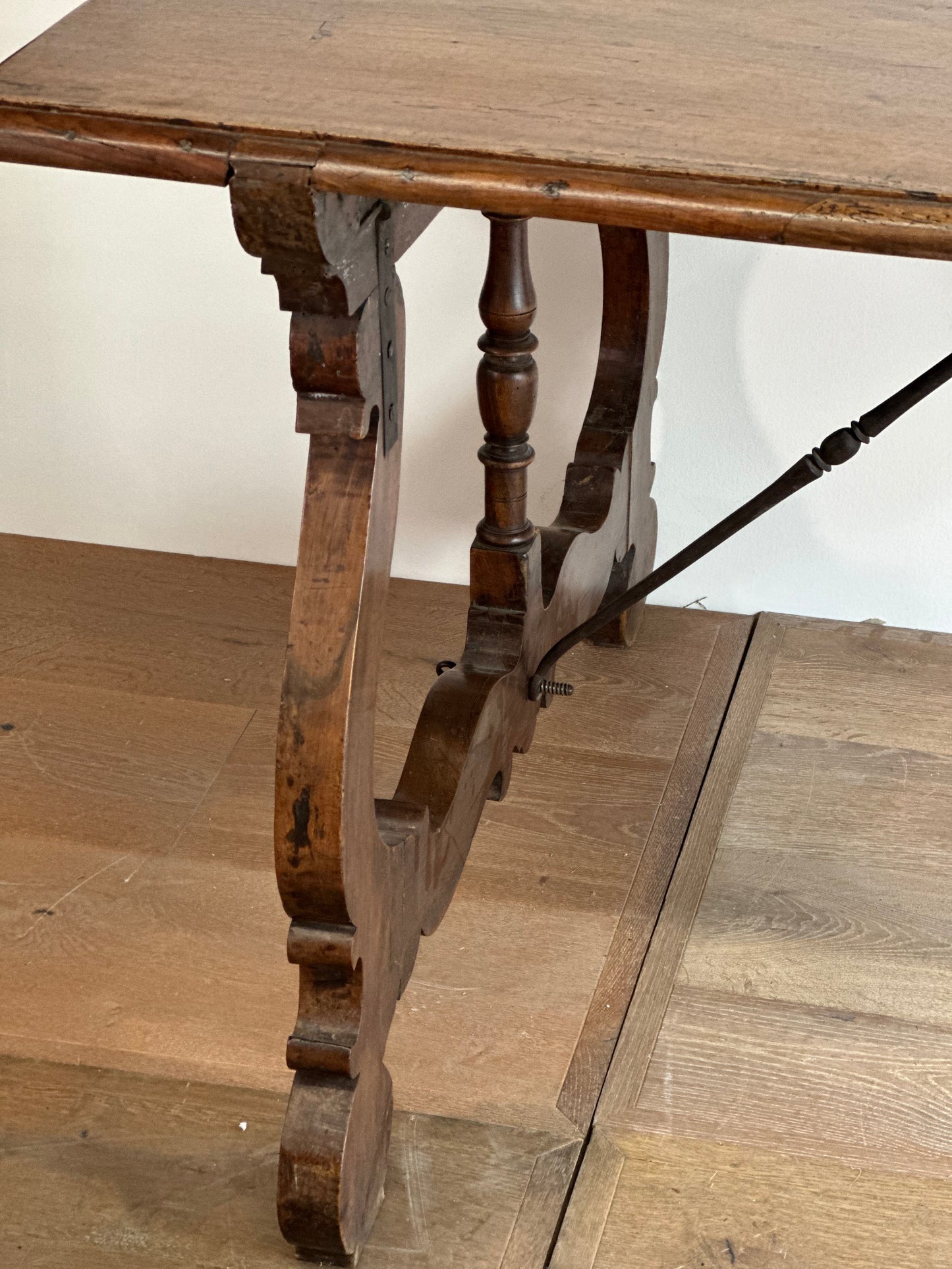 Spanish Walnut Trestle Table c1780