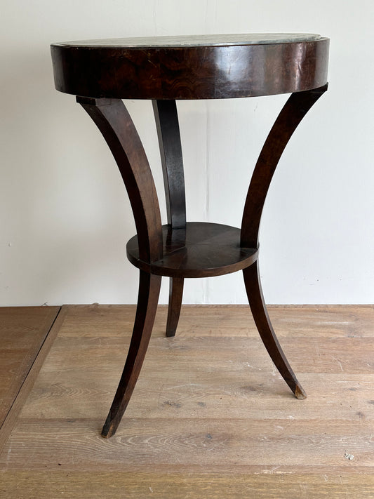 Spanish Marble Top Round Side Table - 19th Century