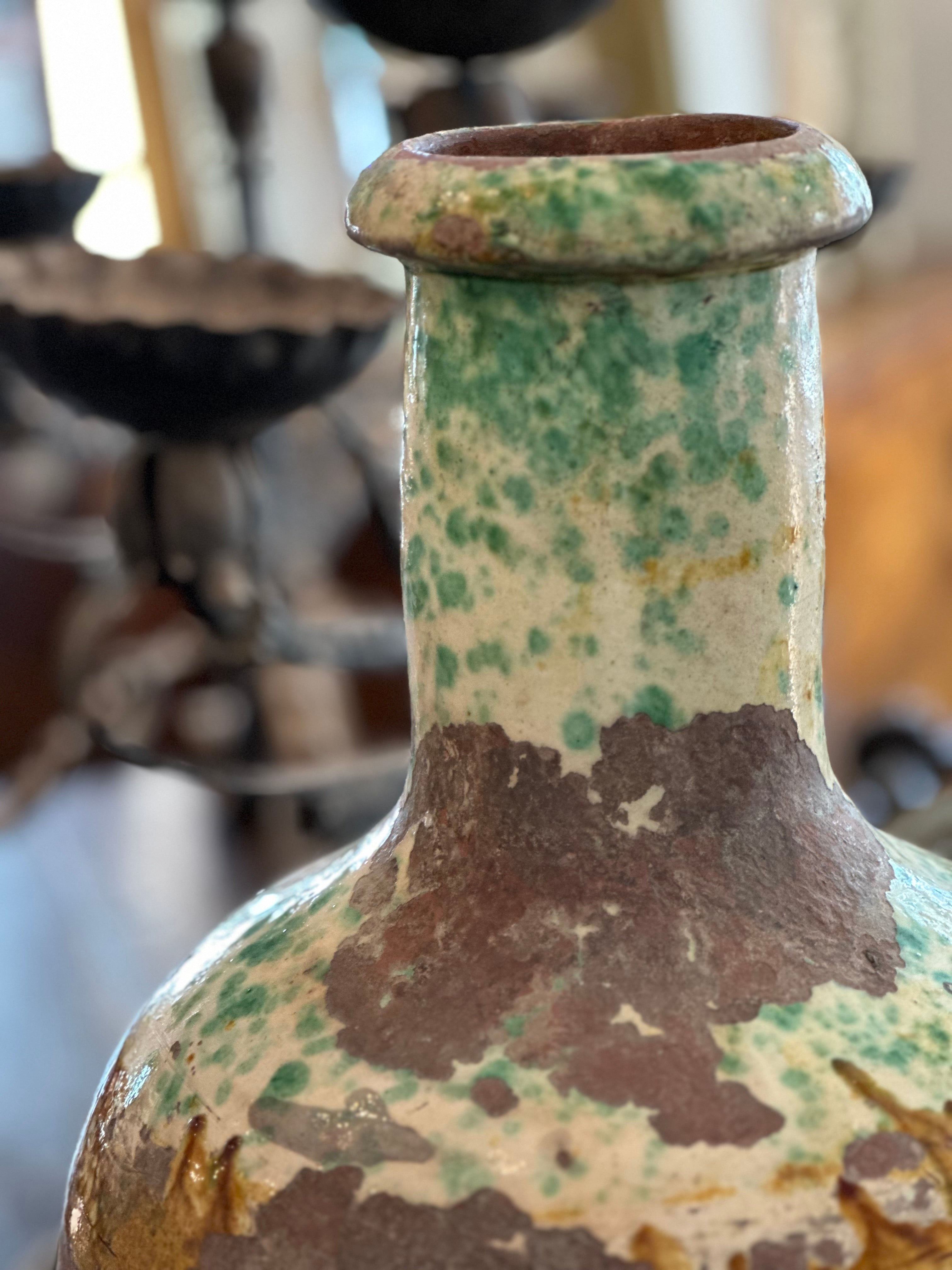 SOLD **French Provincial  Pottery Jar