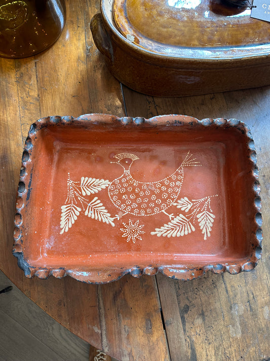 French Faience Pottery - Casserole Dish