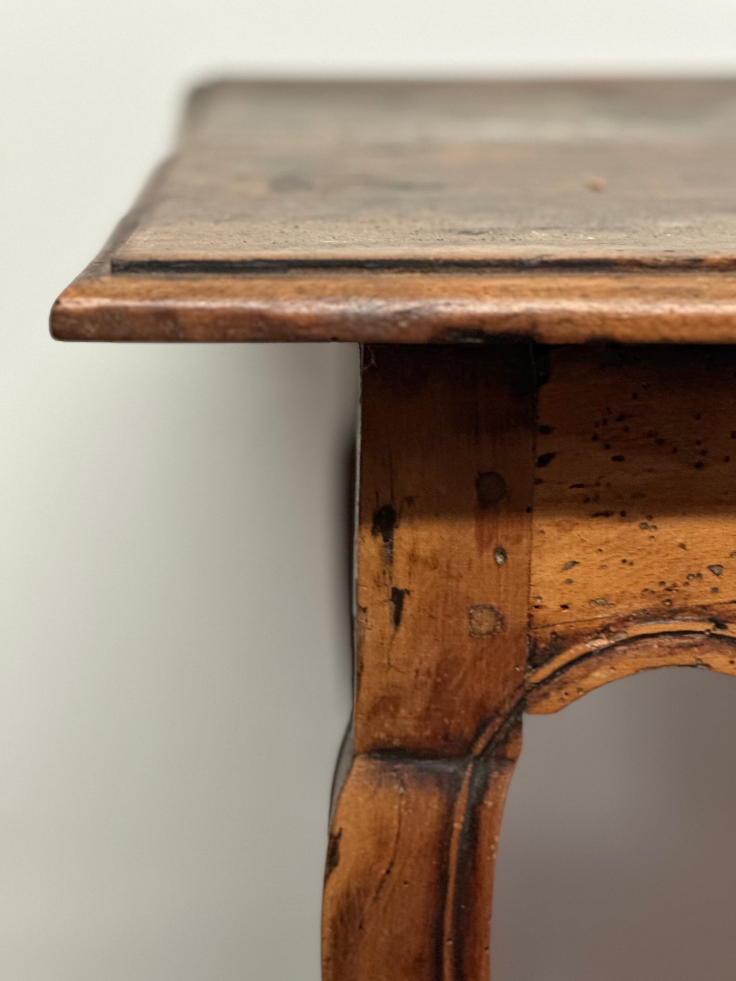 French Provincial  Walnut Side Table c1860