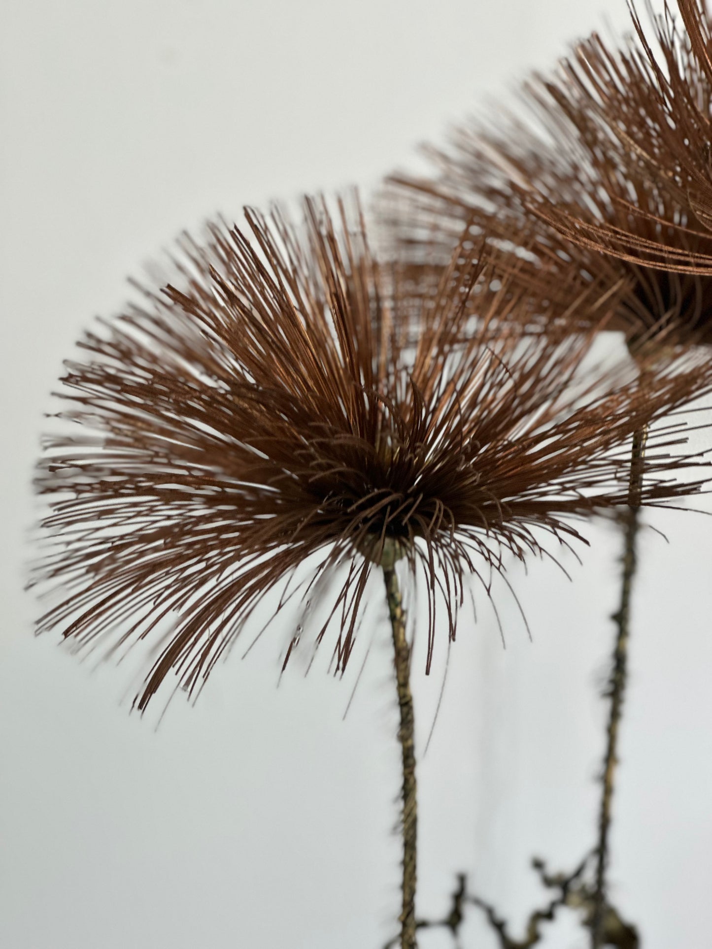 Italian Metal Flower Sculpture 1920s