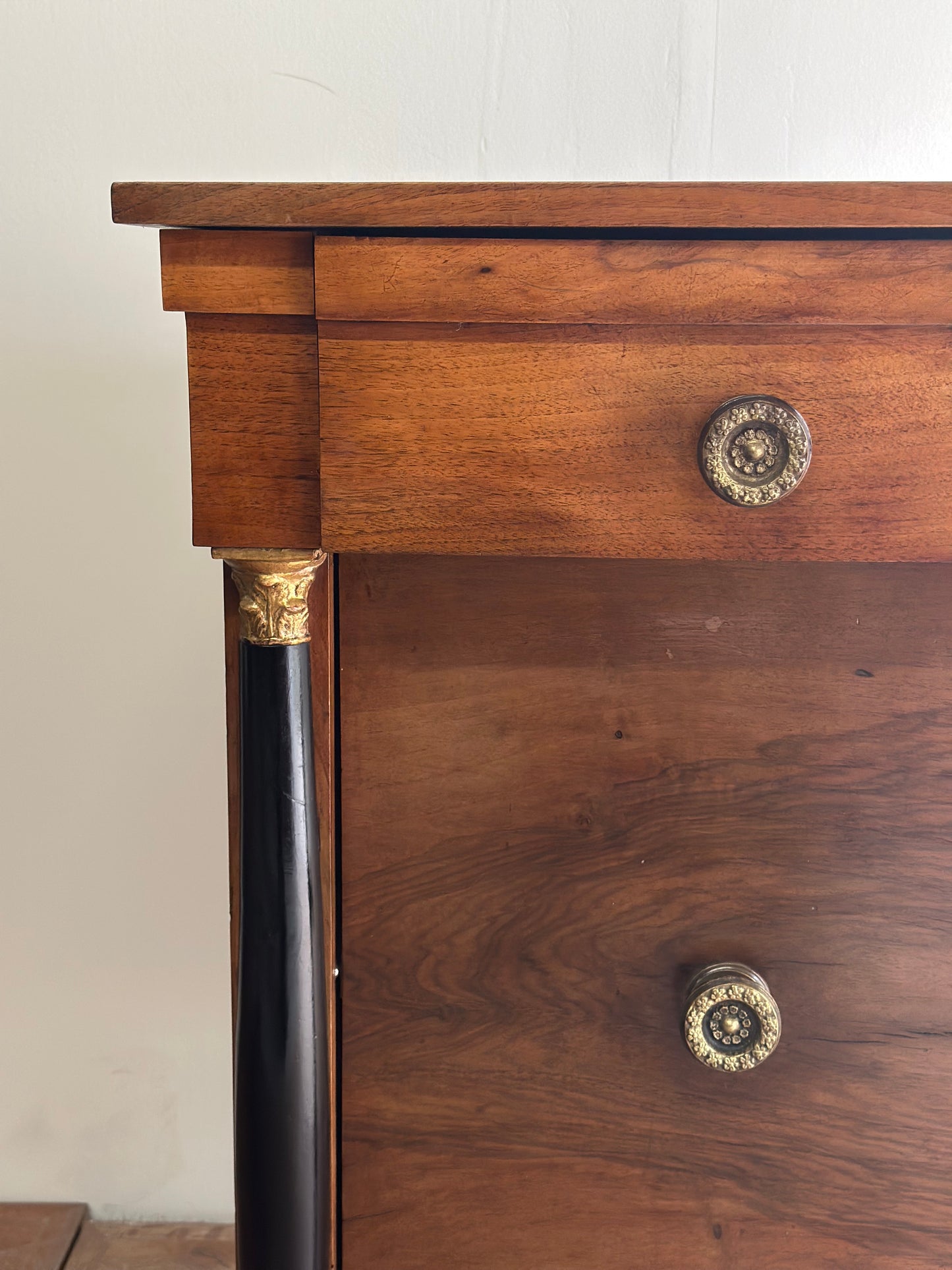 Mahogany And Ebony Napoleon III Style Chests