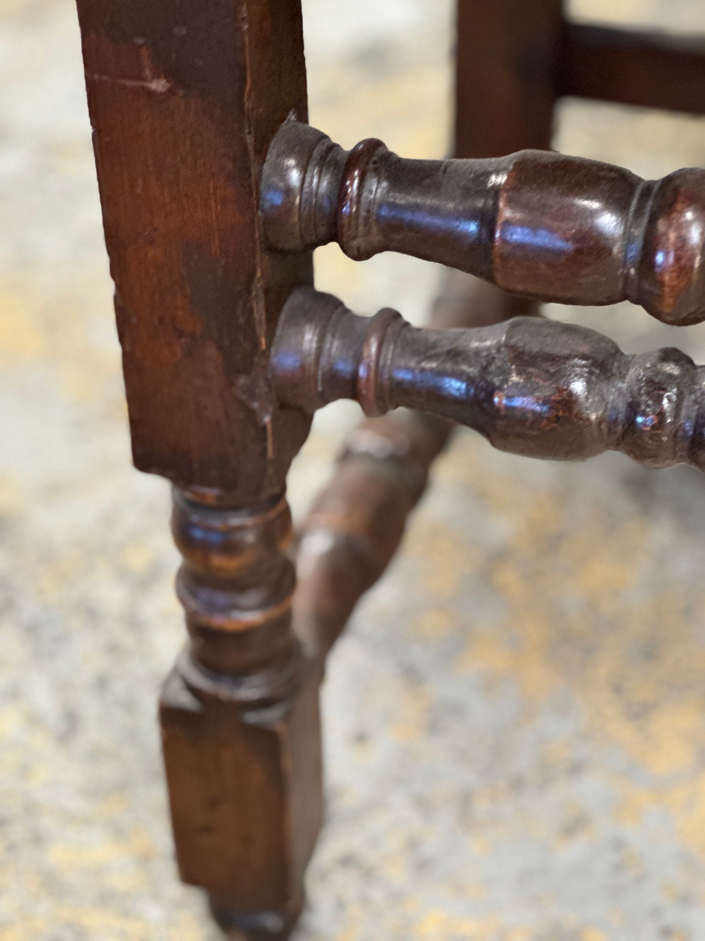 Italian Walnut Throne Chair c1800