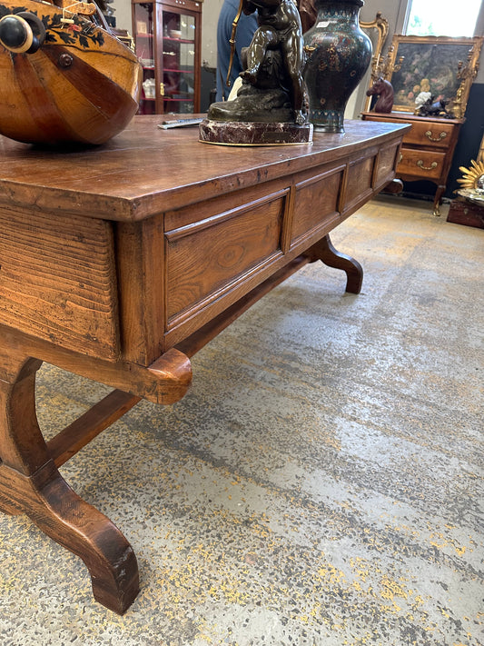 Italian Walnut Refectory Table c1840