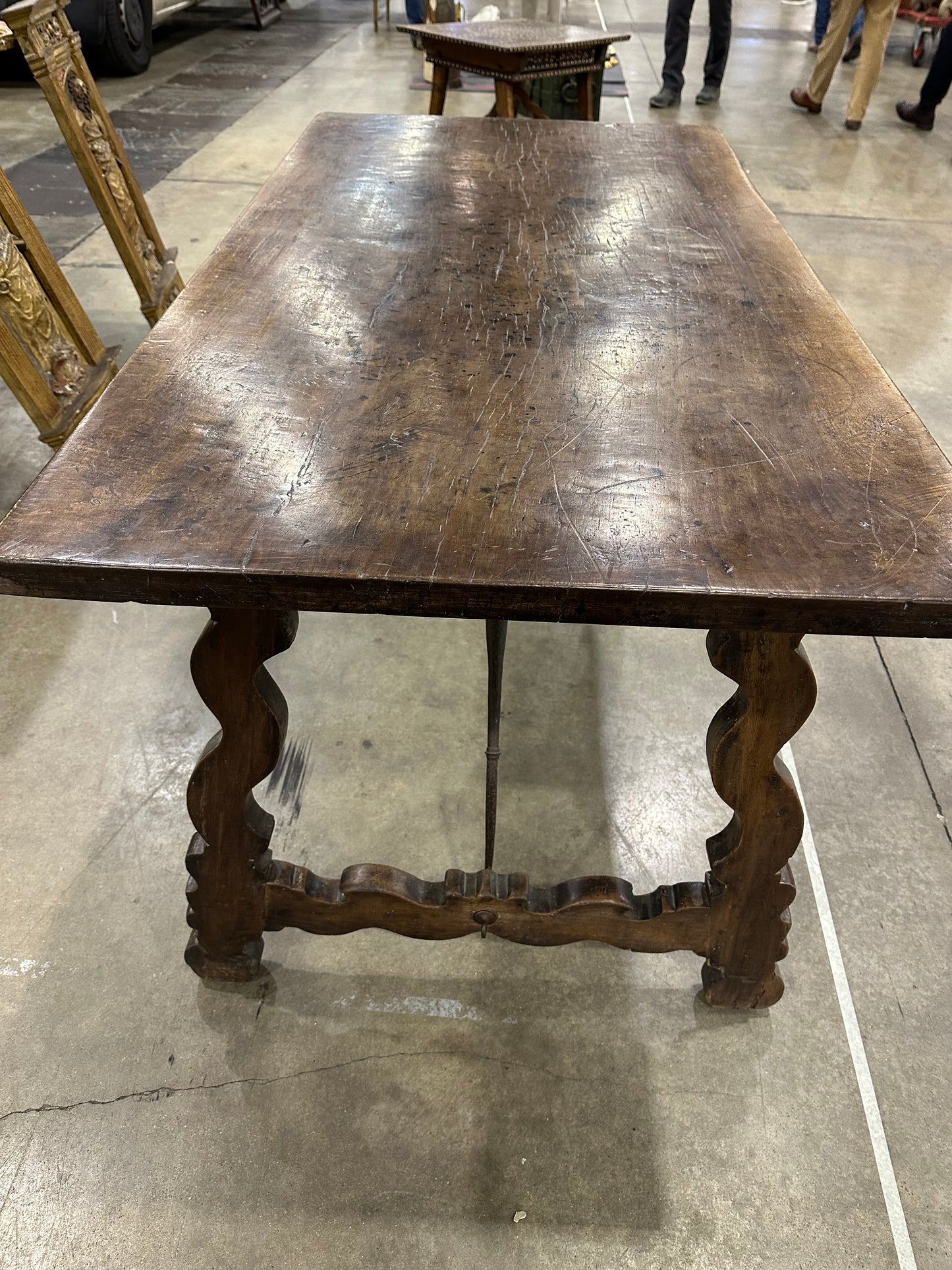 Italian Walnut Refectory Table c1840