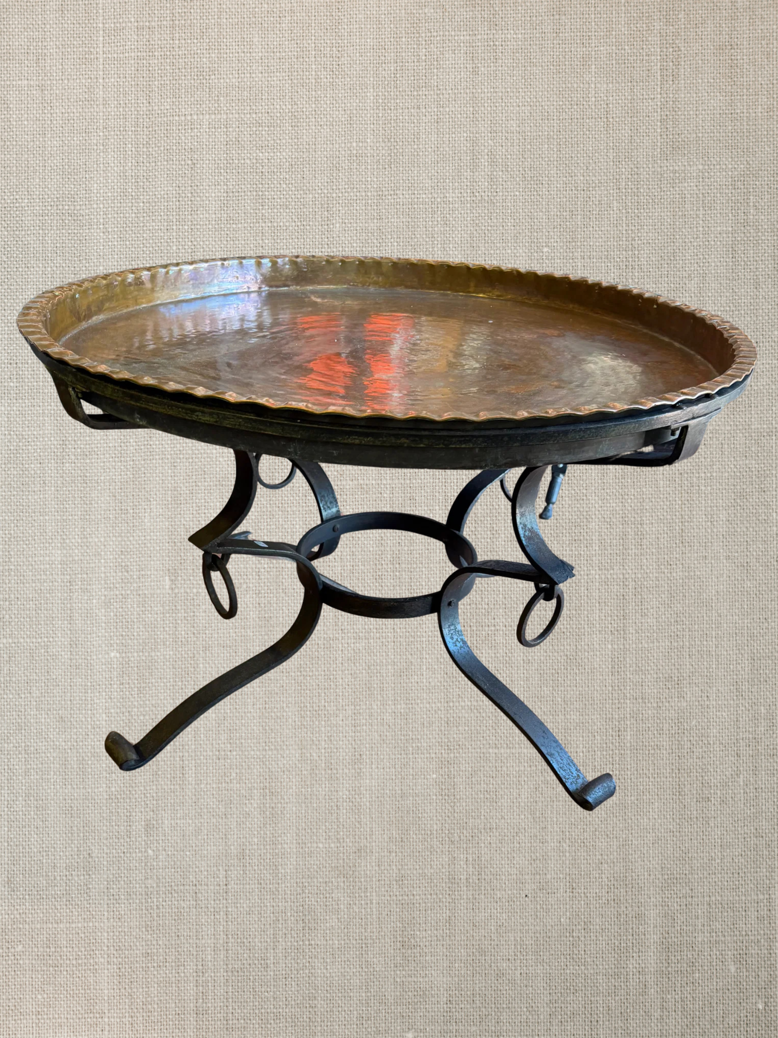 Iron & Copper Coffee Table - France