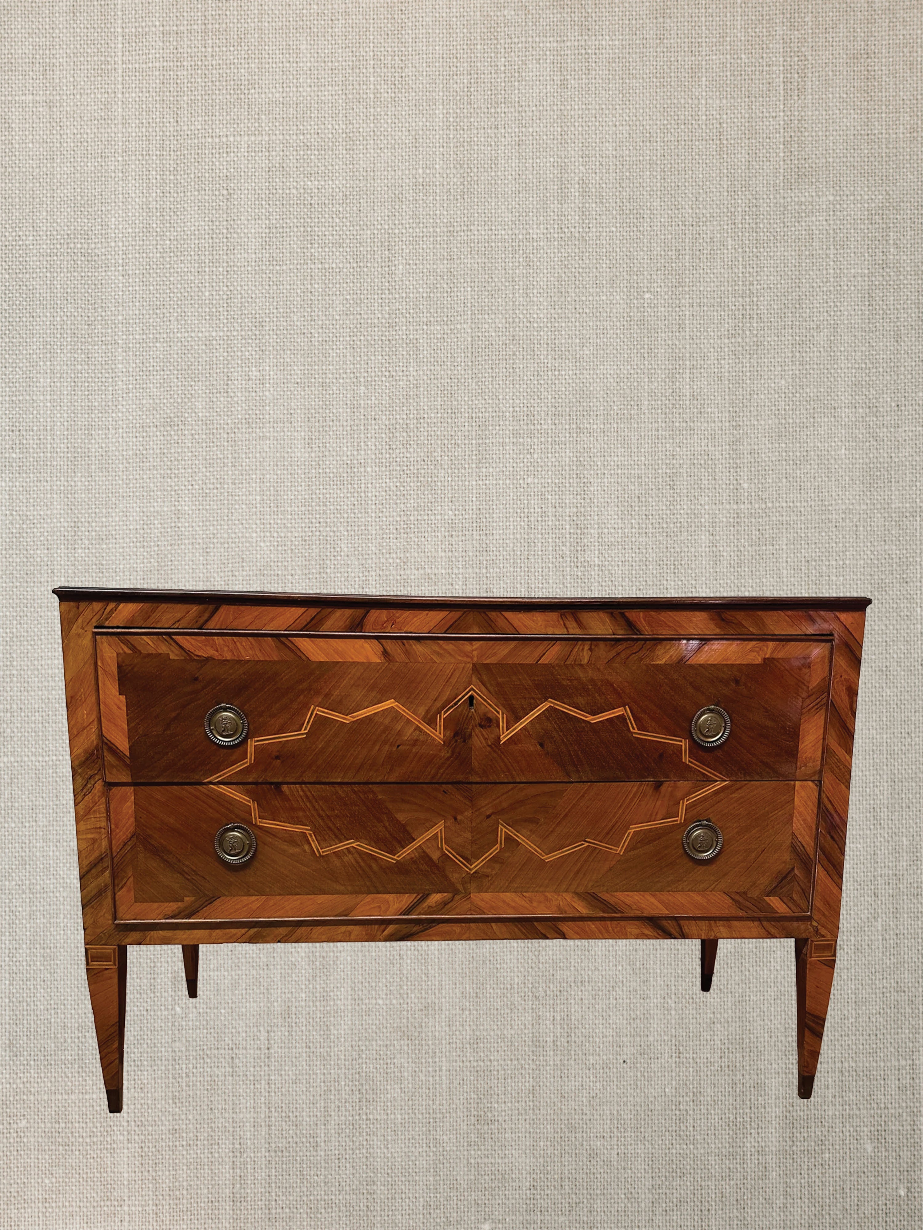 Italian 19th Century Mahogany Chest