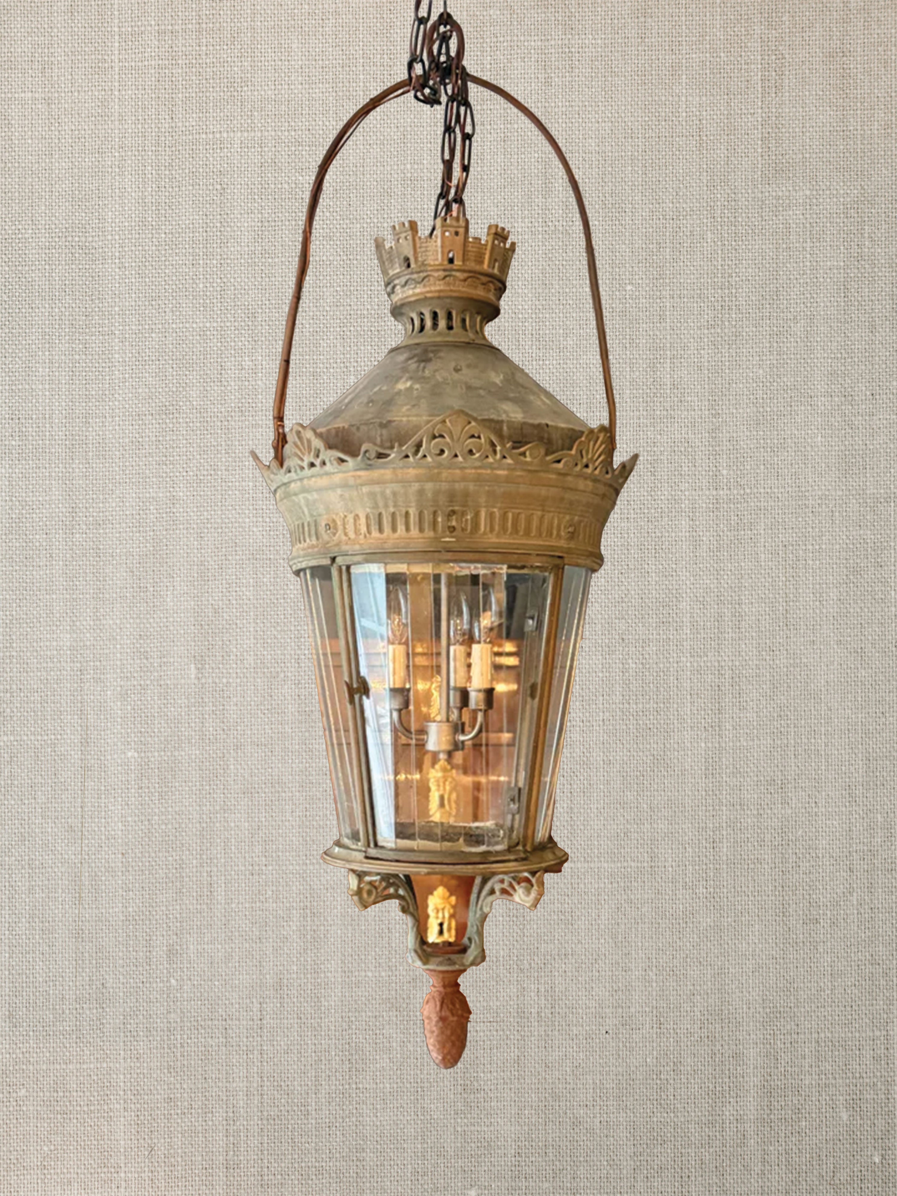 Italian Bronze Lantern