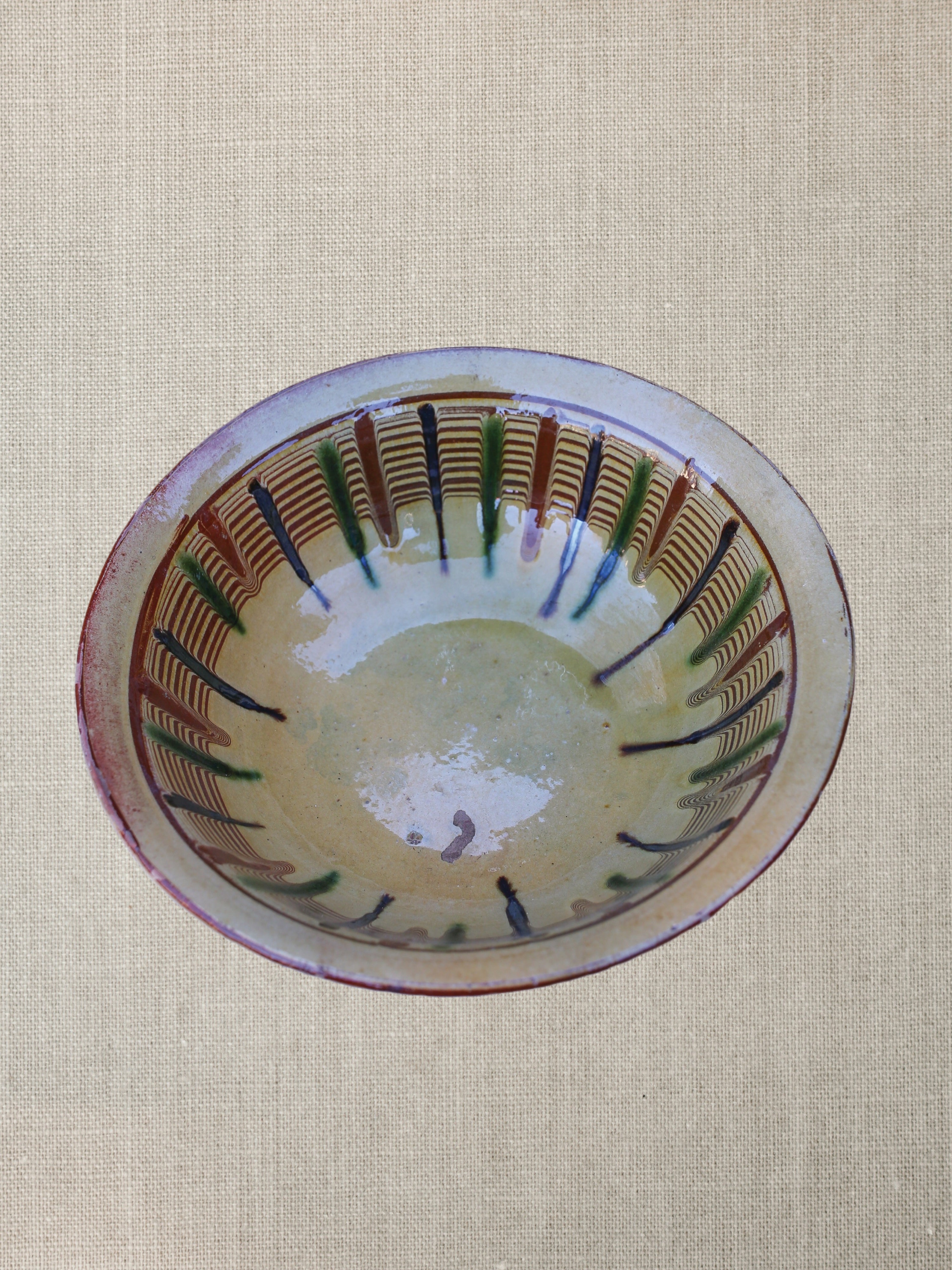 French Provencal Pottery Bowl - Medium
