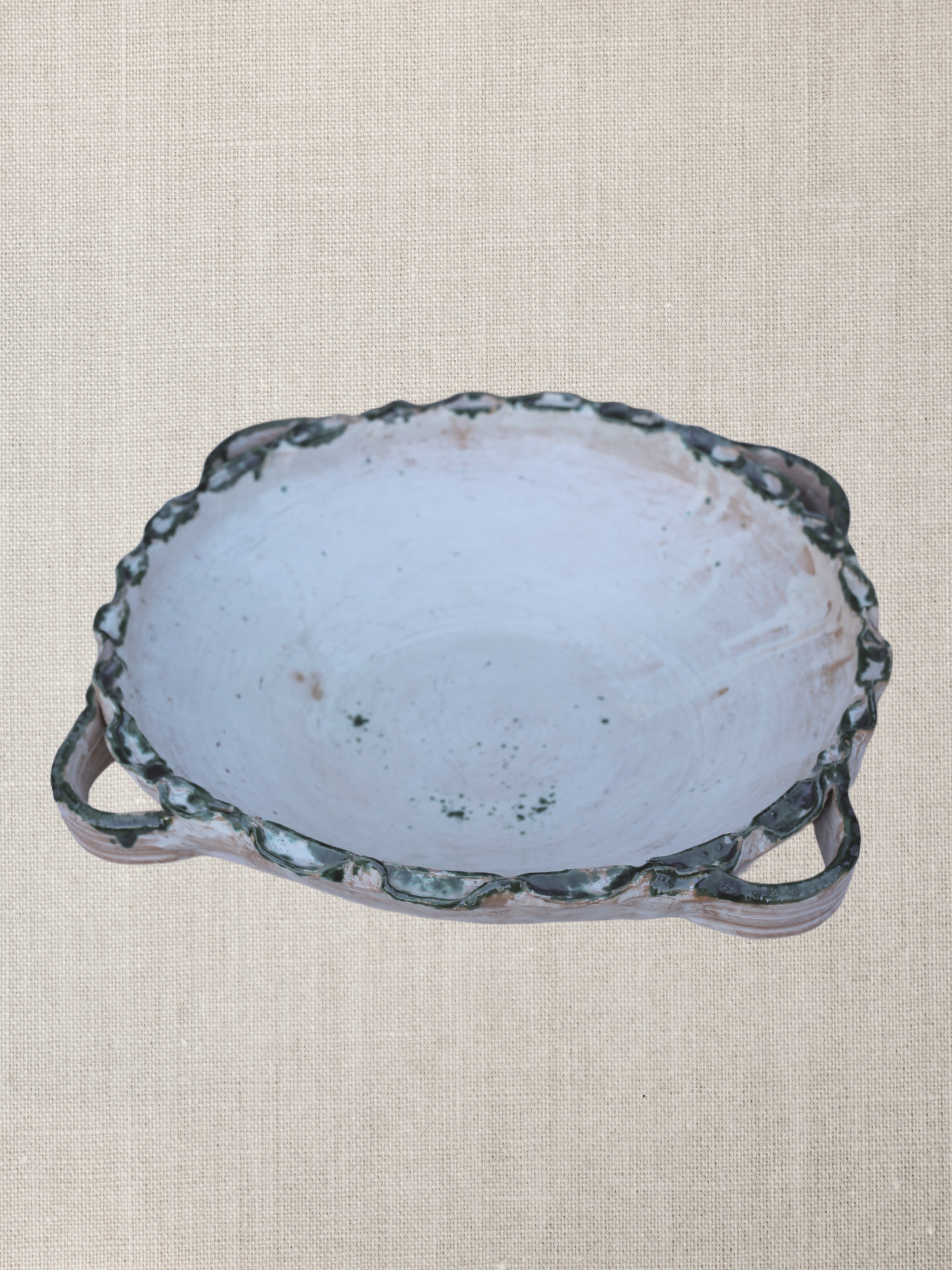 Italian Puglia Bowl With Green