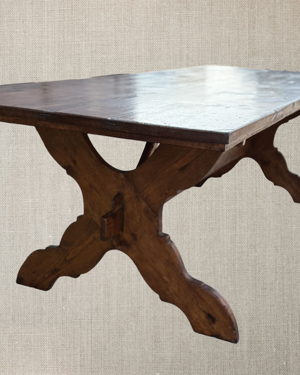 Italian Walnut Farm Table c1860