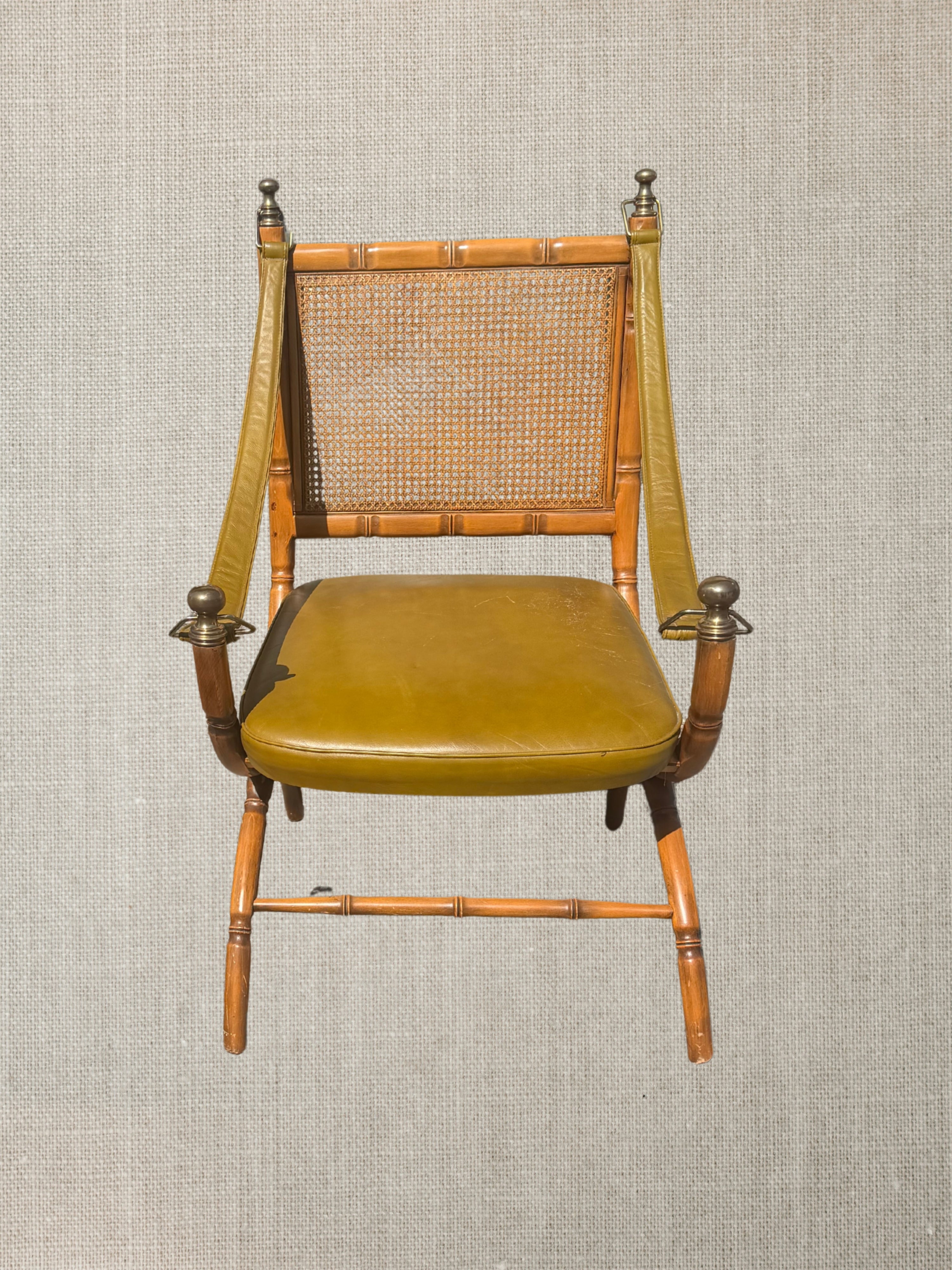 Leather Jansen Chair - Paris