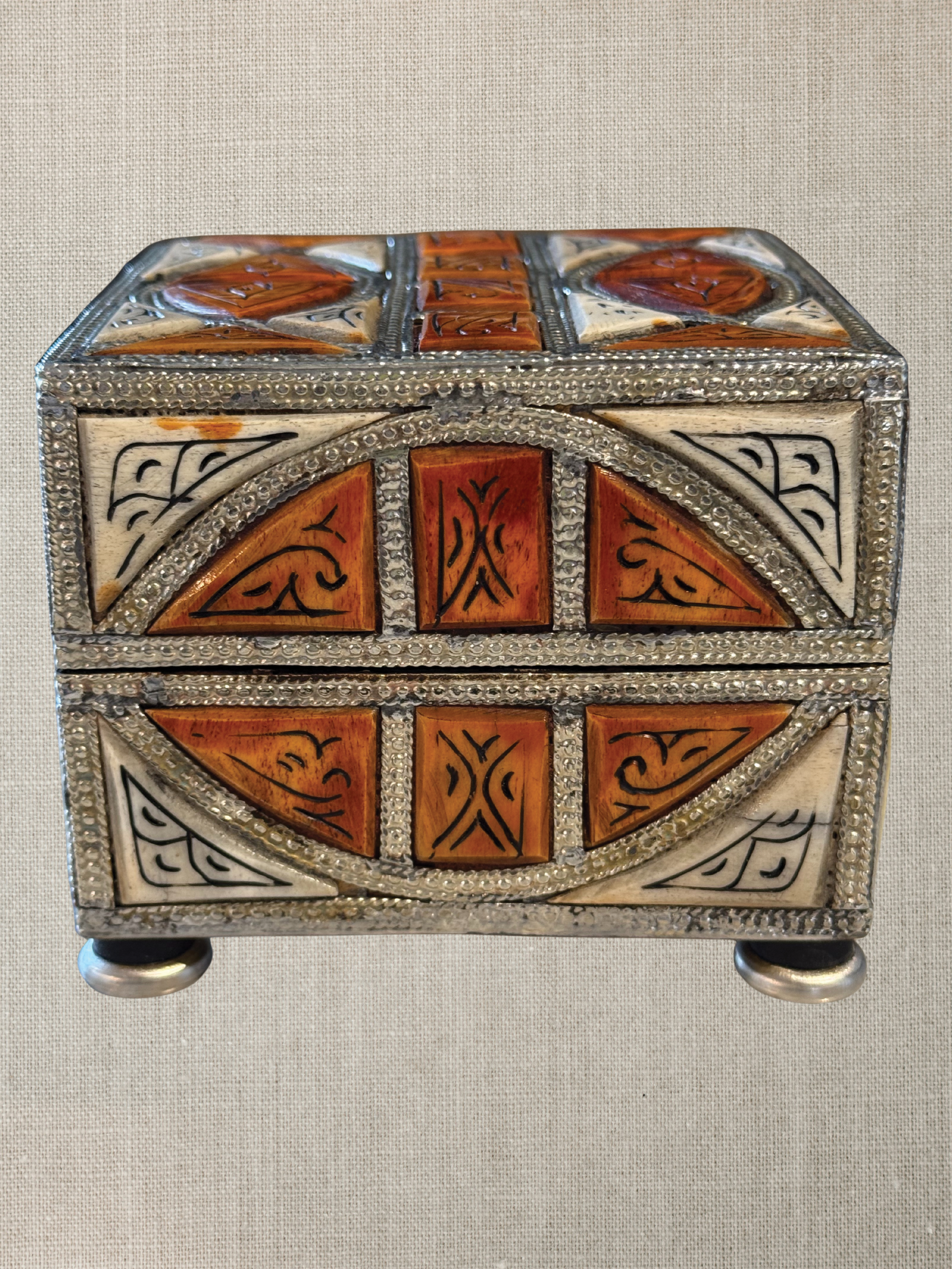 Moroccan Bone Inlay Box