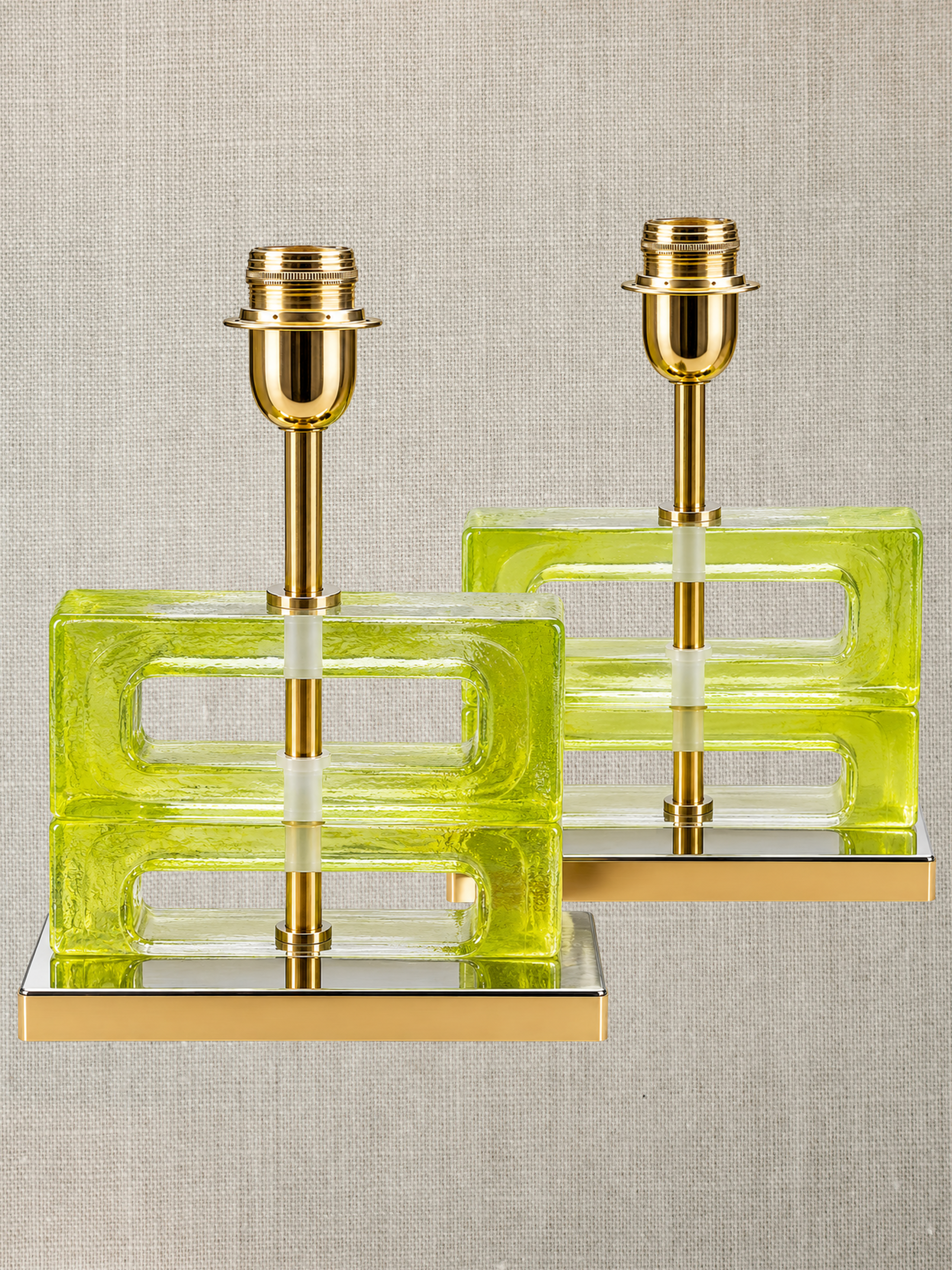 Murano Glass Petit Lamp - Citron