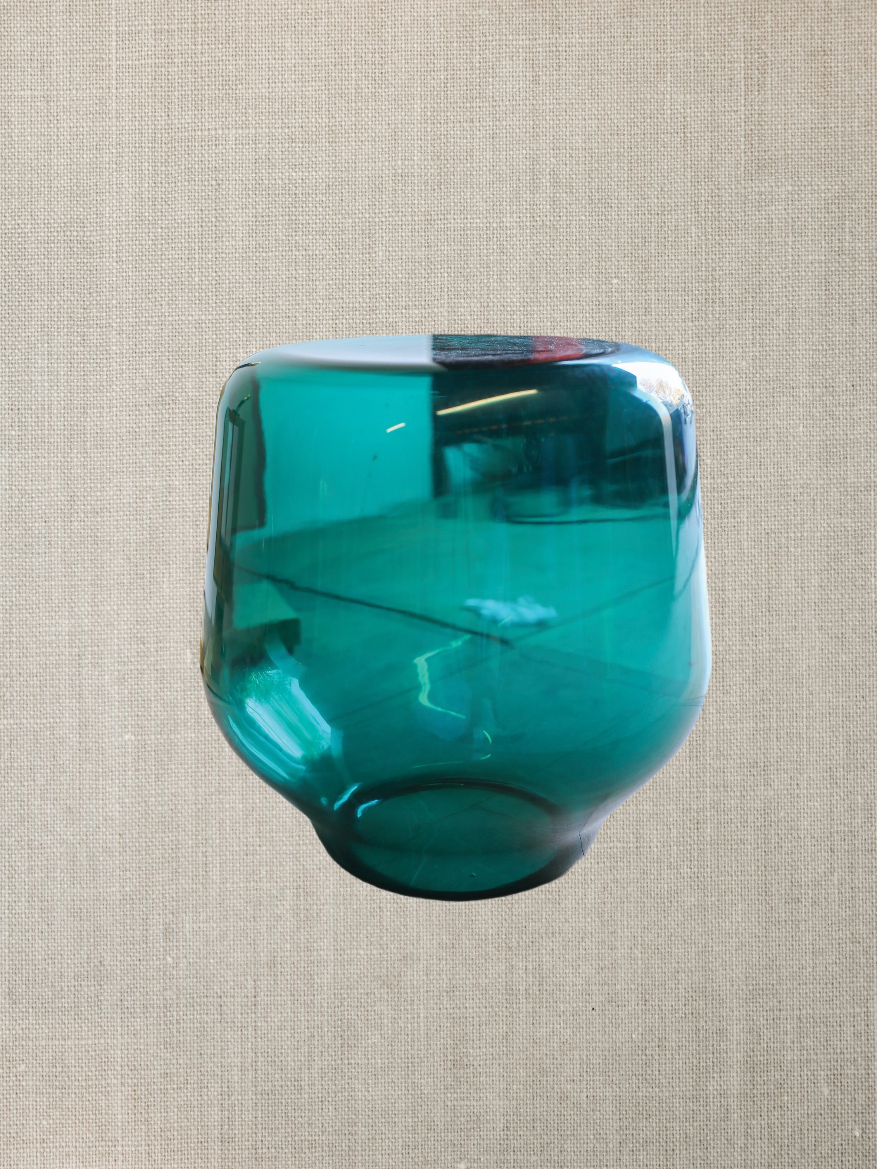 Murano Glass Stool - Azure