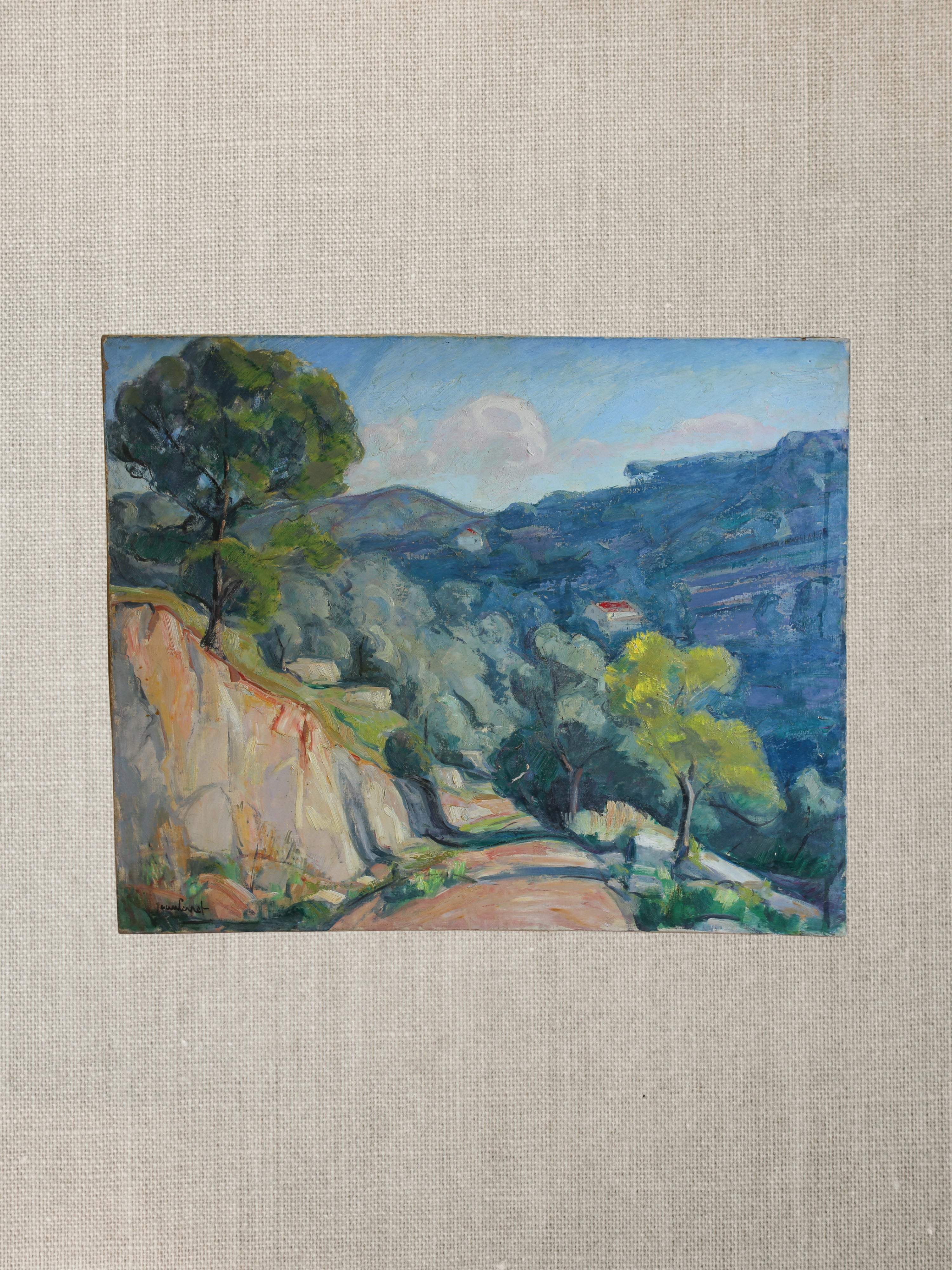 French Landscape Oil Painting