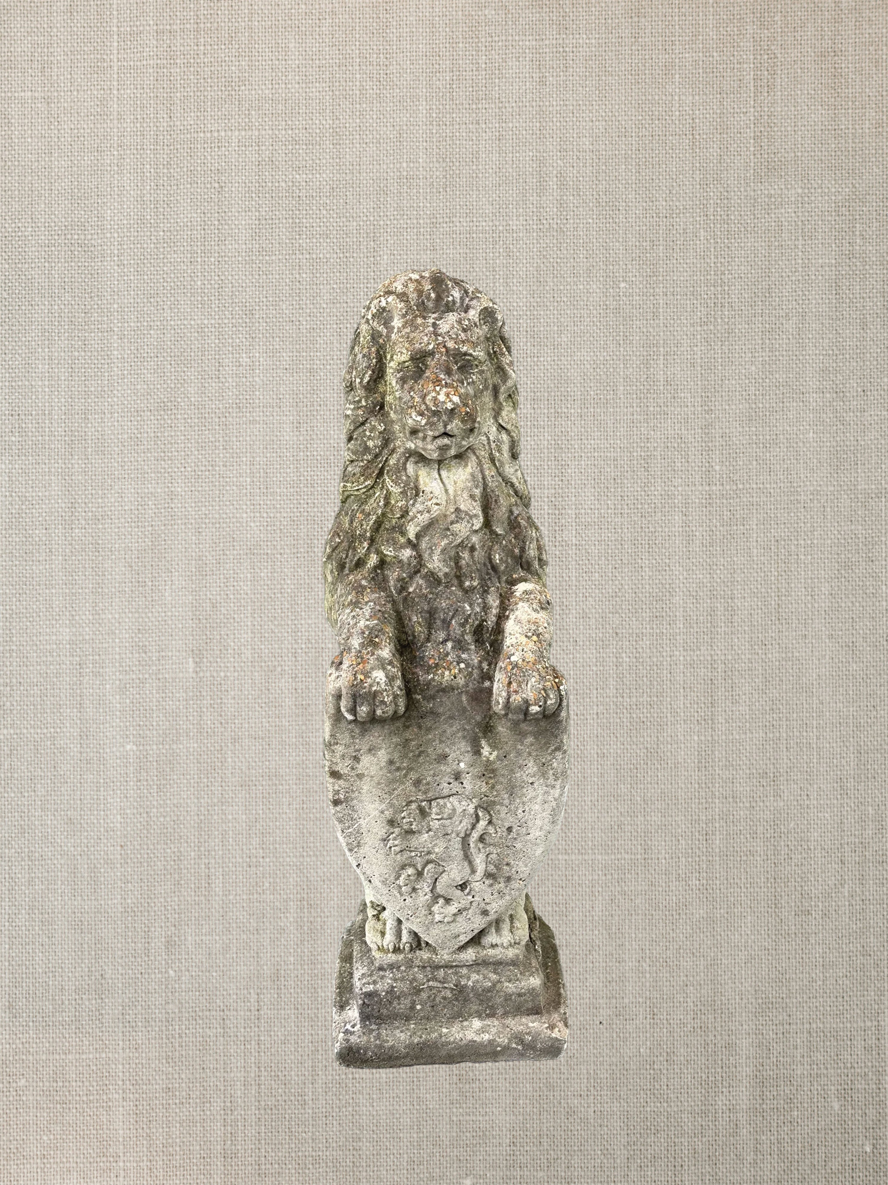 Stone Lion Sculpture - French c1880