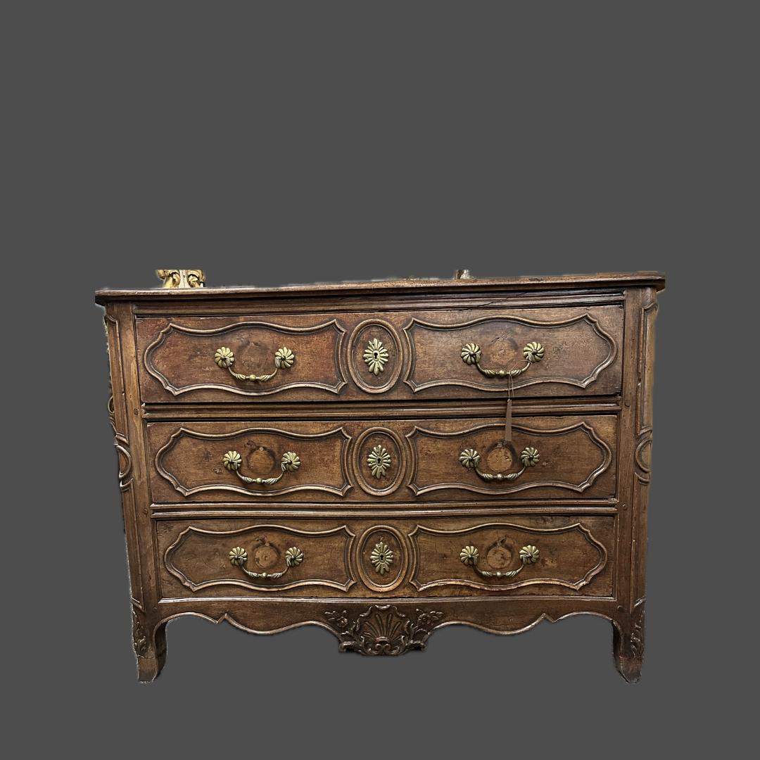 French Oak Chest 19th Century