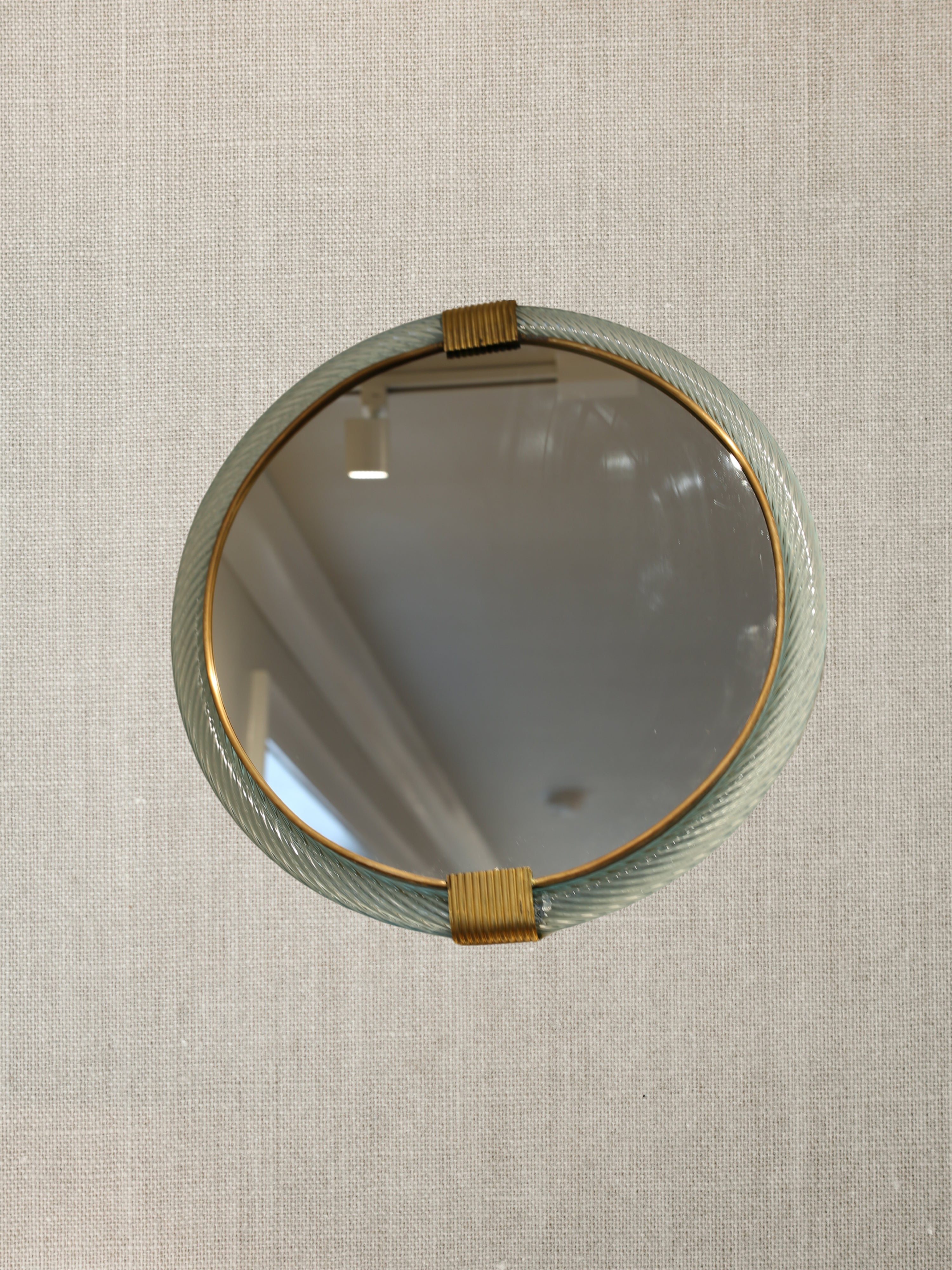 Venetian Murano Glass Mirror - Round