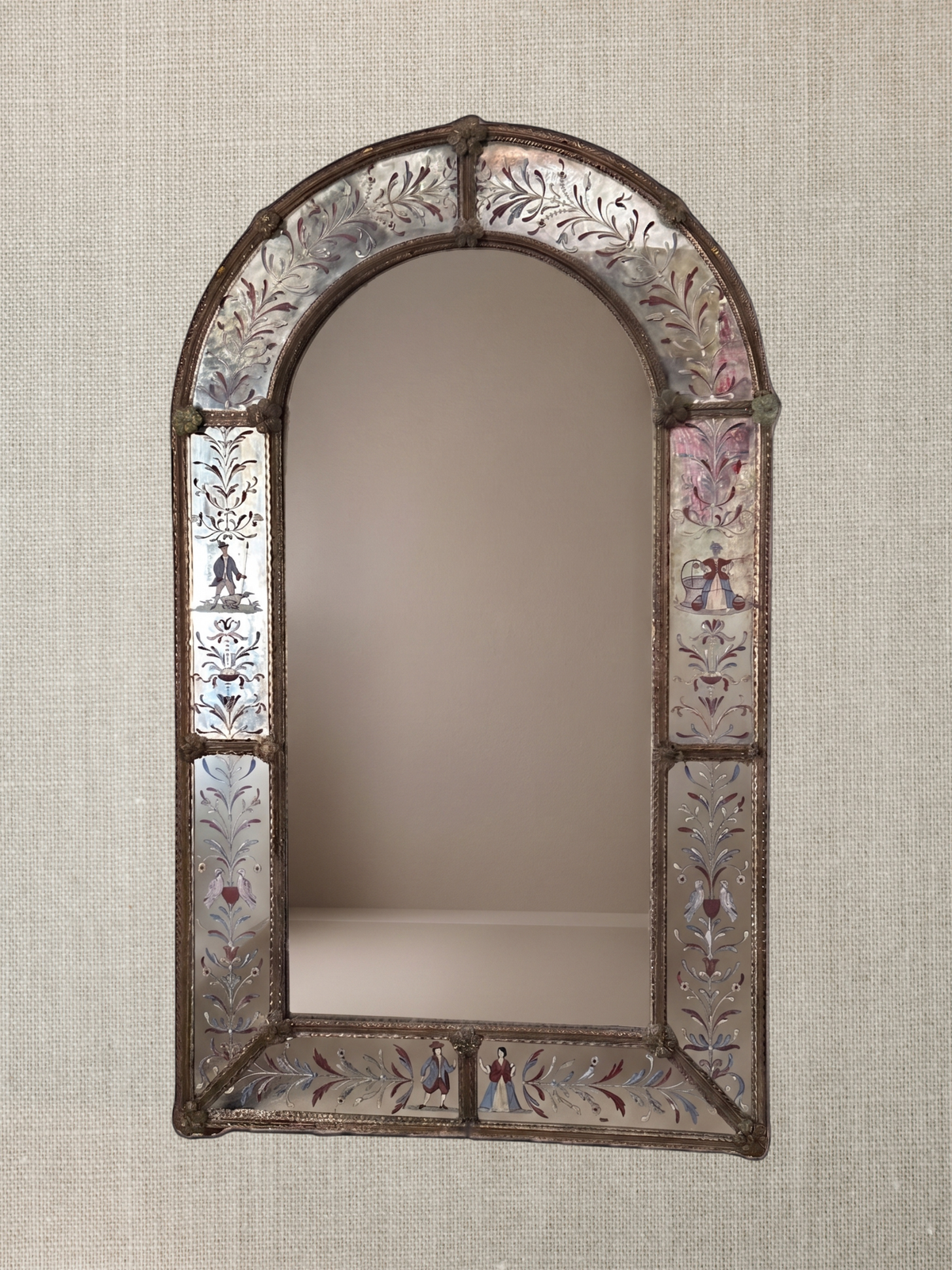 Venetian Painted Mirror c1850s