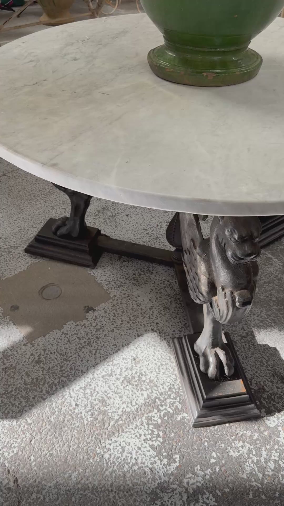 Load video: Italian Griffon Table 1920s